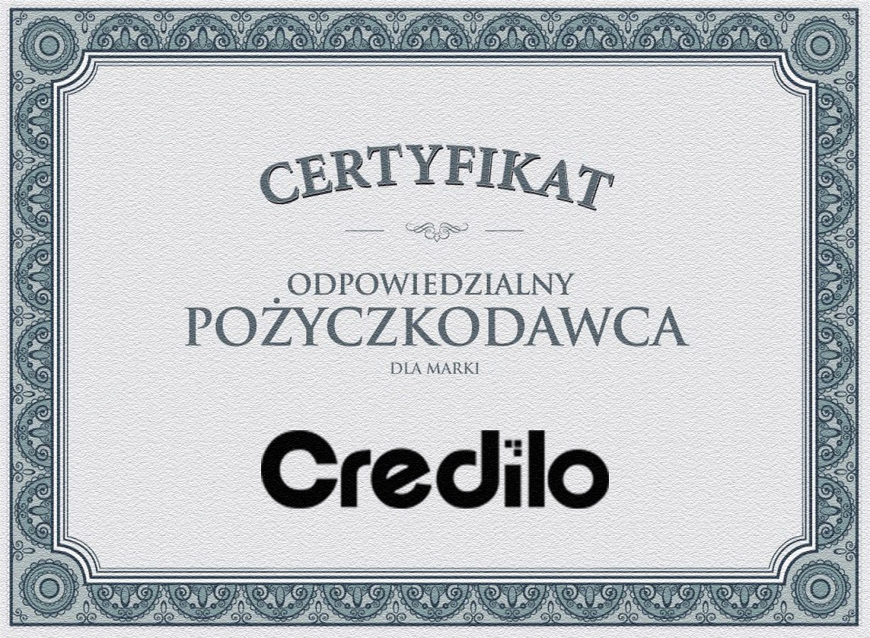 Certyfikat Credilo