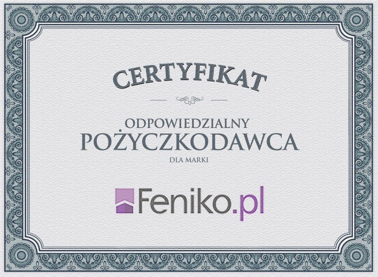 Certyfikat Feniko