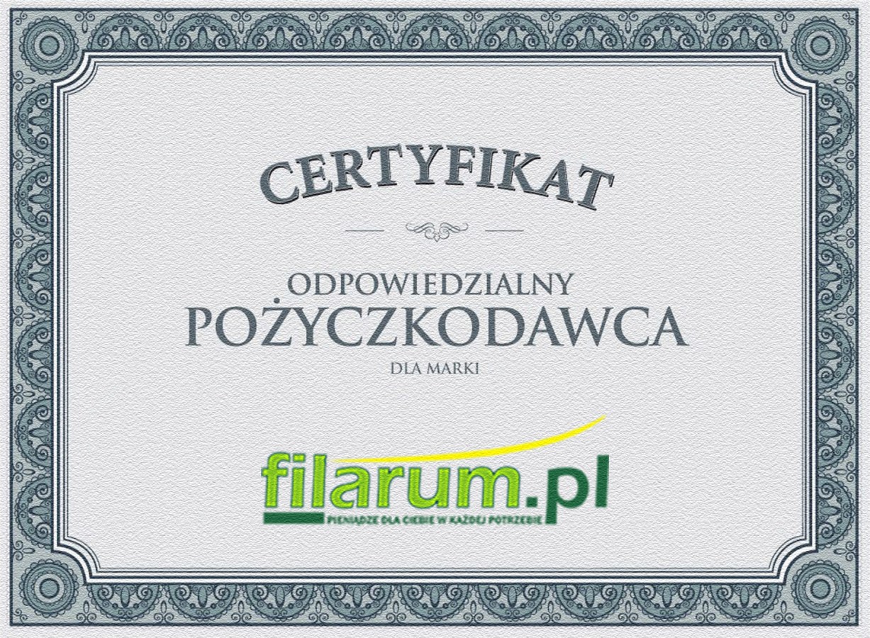 Certyfikat Filarum
