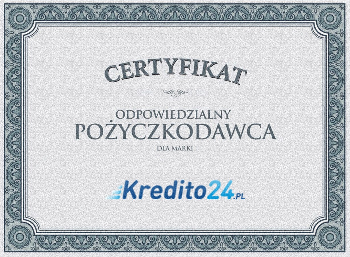 Certyfikat Kredito24
