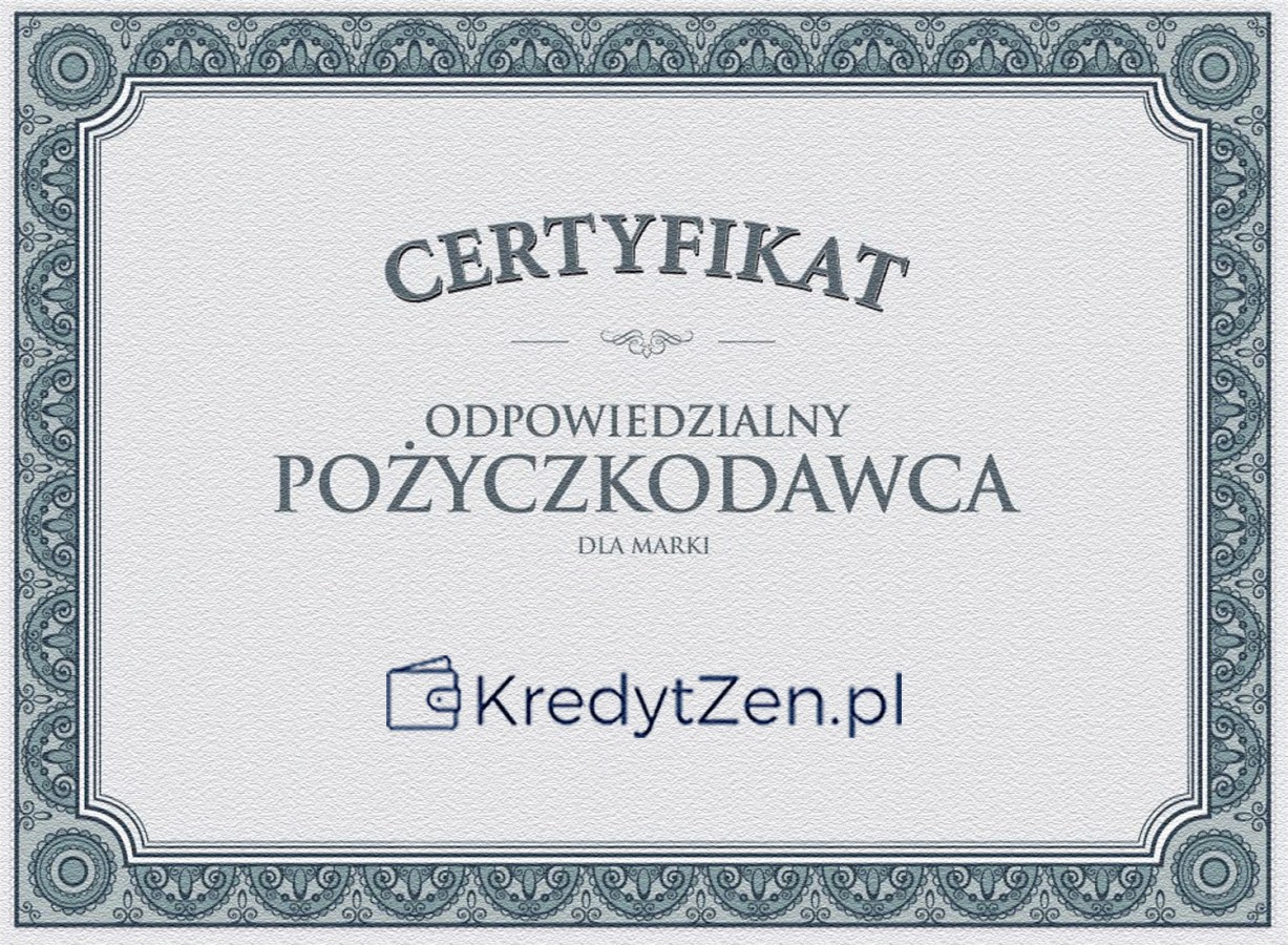 Certyfikat KredytZen