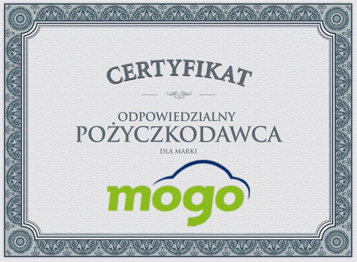 Certyfikat Mogo