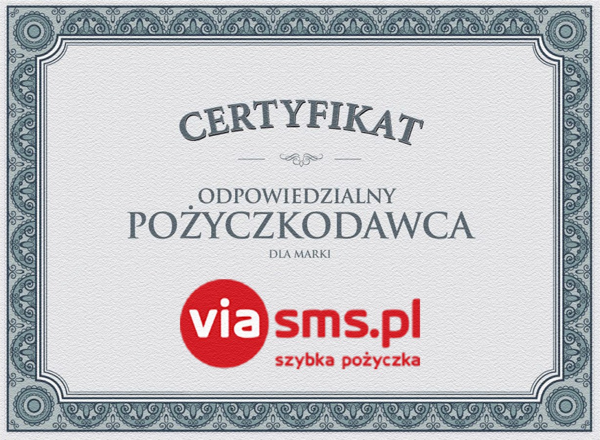 Certyfikat viaSMS