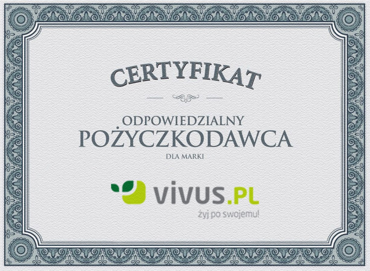 Certyfikat Vivus